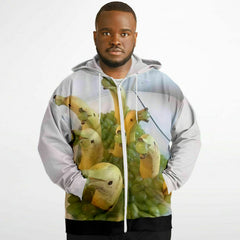 Banana Mohan Fashion Plus-size Ziphoodie - AOP Banana Mohan Fashion Plus-size Ziphoodie - AOP