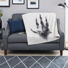 Mohan God Test Premium Microfleece Blanket - AOP Mohan God Test Premium Microfleece Blanket - AOP