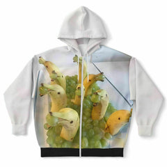 Banana Mohan Fashion Plus-size Ziphoodie - AOP Banana Mohan Fashion Plus-size Ziphoodie - AOP