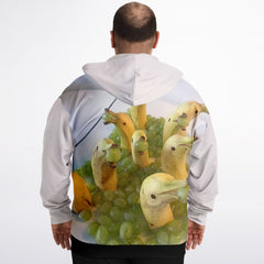 Banana Mohan Fashion Plus-size Ziphoodie - AOP Banana Mohan Fashion Plus-size Ziphoodie - AOP