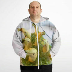 Banana Mohan Fashion Plus-size Ziphoodie - AOP Banana Mohan Fashion Plus-size Ziphoodie - AOP