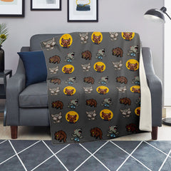 Wolf Mohan Blanket Wolf Mohan Blanket