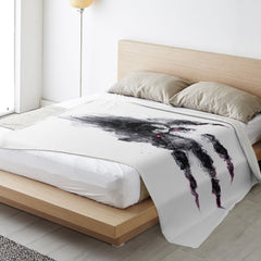 Mohan God Test Premium Microfleece Blanket - AOP Mohan God Test Premium Microfleece Blanket - AOP