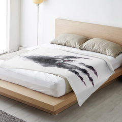 Mohan God Test Premium Microfleece Blanket - AOP Mohan God Test Premium Microfleece Blanket - AOP