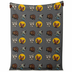 Wolf Mohan Blanket Wolf Mohan Blanket