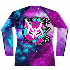 Galaxy Kitsune Rash Guard Galaxy Kitsune Rash Guard