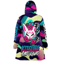 Kitsune Funky Colored Camo Cloak Kitsune Funky Colored Camo Cloak