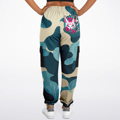 Kitsune Blue Leave Camo Sweatpants Kitsune Blue Leave Camo Sweatpants