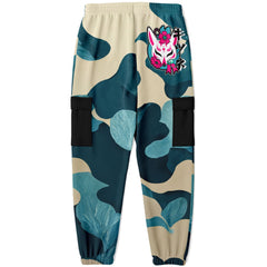 Kitsune Blue Leave Camo Sweatpants Kitsune Blue Leave Camo Sweatpants