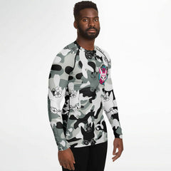 Kitsune Black White Fox Rash Guard Kitsune Black White Fox Rash Guard