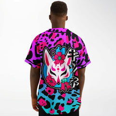 Kitsune Purple Leopard Jersey Kitsune Purple Leopard Jersey