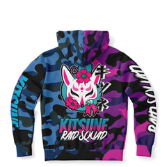 Kitsune Camo Athletic Zip-Up Hoodie Kitsune Camo Athletic Zip-Up Hoodie