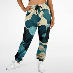 Kitsune Blue Leave Camo Sweatpants Kitsune Blue Leave Camo Sweatpants