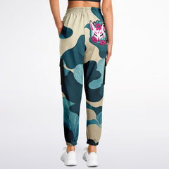 Kitsune Blue Leave Camo Sweatpants Kitsune Blue Leave Camo Sweatpants