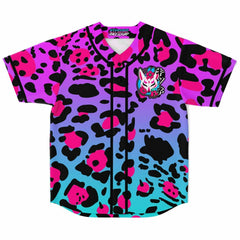 Kitsune Purple Leopard Women Jersey Kitsune Purple Leopard Women Jersey