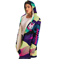 Kitsune Funky Colored Camo Women Cloak Kitsune Funky Colored Camo Women Cloak