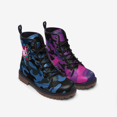 Kitsune Purple Blue Camo Boots Kitsune Purple Blue Camo Boots
