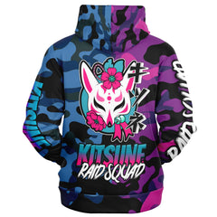 Kitsune Camo Athletic Zip-Up Hoodie Kitsune Camo Athletic Zip-Up Hoodie