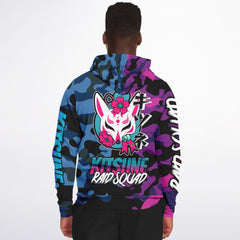 Kitsune Camo Athletic Zip-Up Hoodie Kitsune Camo Athletic Zip-Up Hoodie