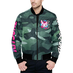 Kitsune Green Camo Bomber Jacket Kitsune Green Camo Bomber Jacket