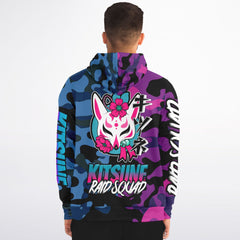 Kitsune Camo Athletic Zip-Up Hoodie Kitsune Camo Athletic Zip-Up Hoodie