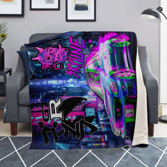 Cyber Skyline Premium Blanket Cyber Skyline Premium Blanket