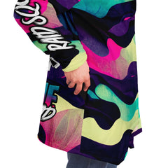 Kitsune Funky Colored Camo Women Cloak